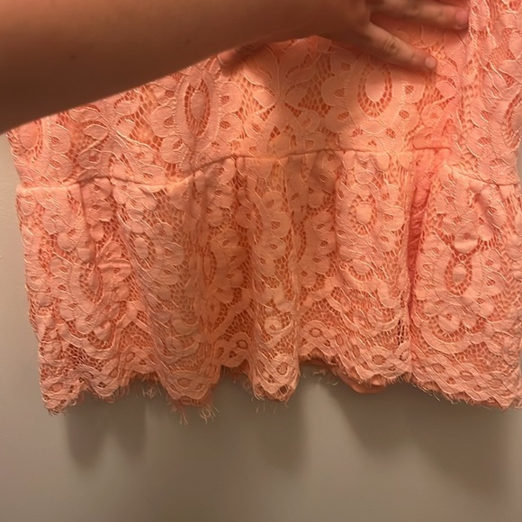 Maurice’s Peach Lace Women Top size XXL - Picture 6 of 11